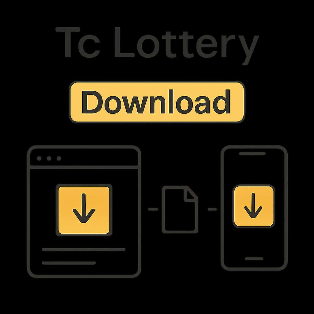 Diagram illustrating the Tc Lottery Download process.