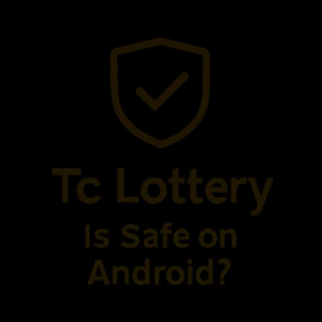 Icon representing the safety of the Tc Lottery app on Android.