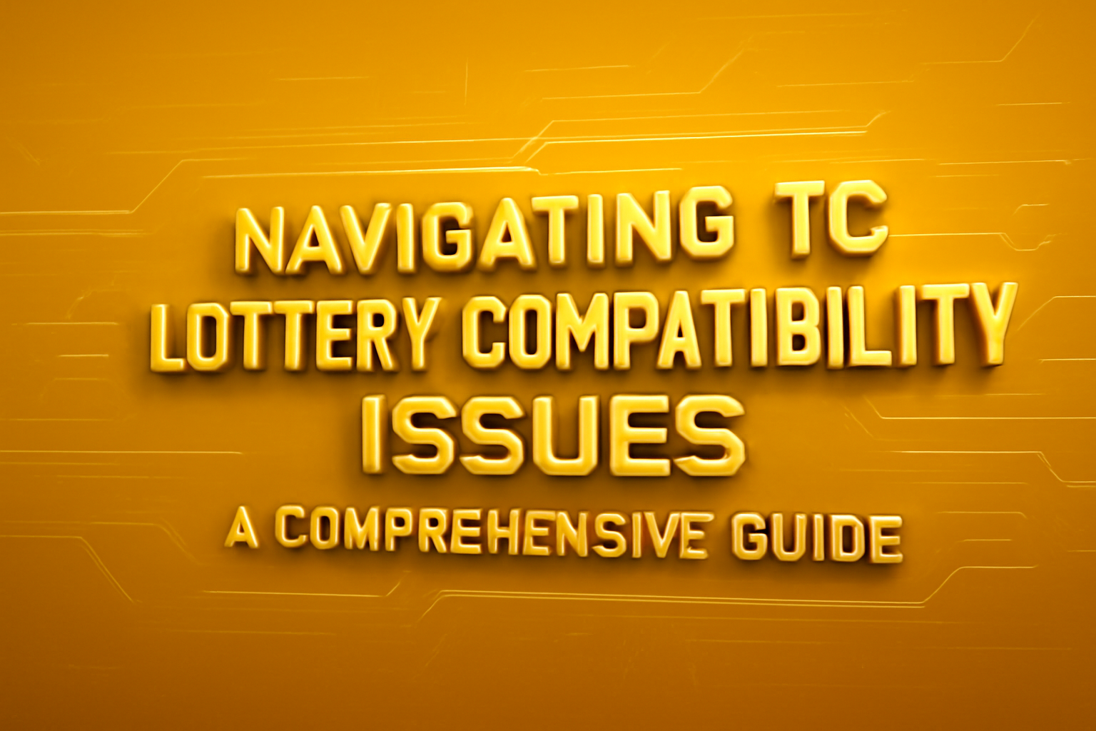 Informational scene about the Tc Lottery Update Process Guide.