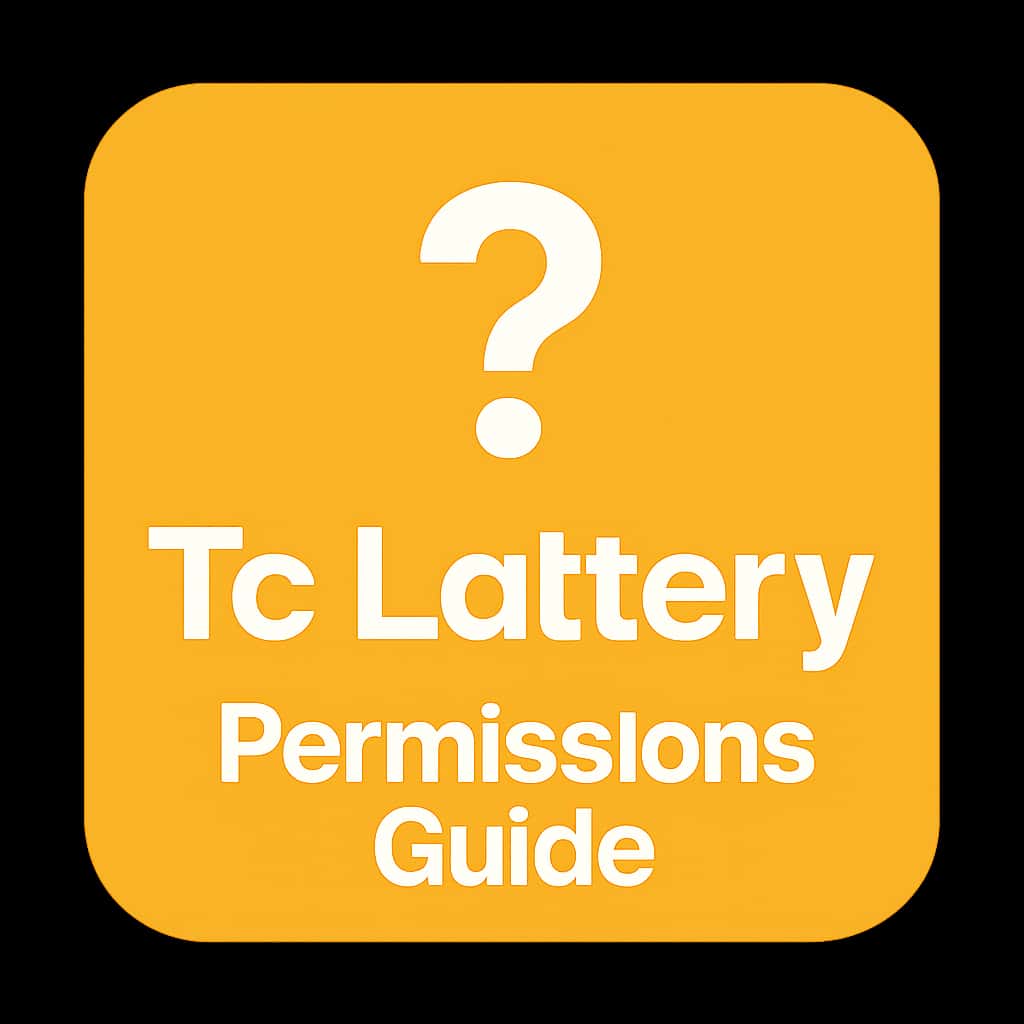 Icon representing the Tc Lottery Permissions Guide.