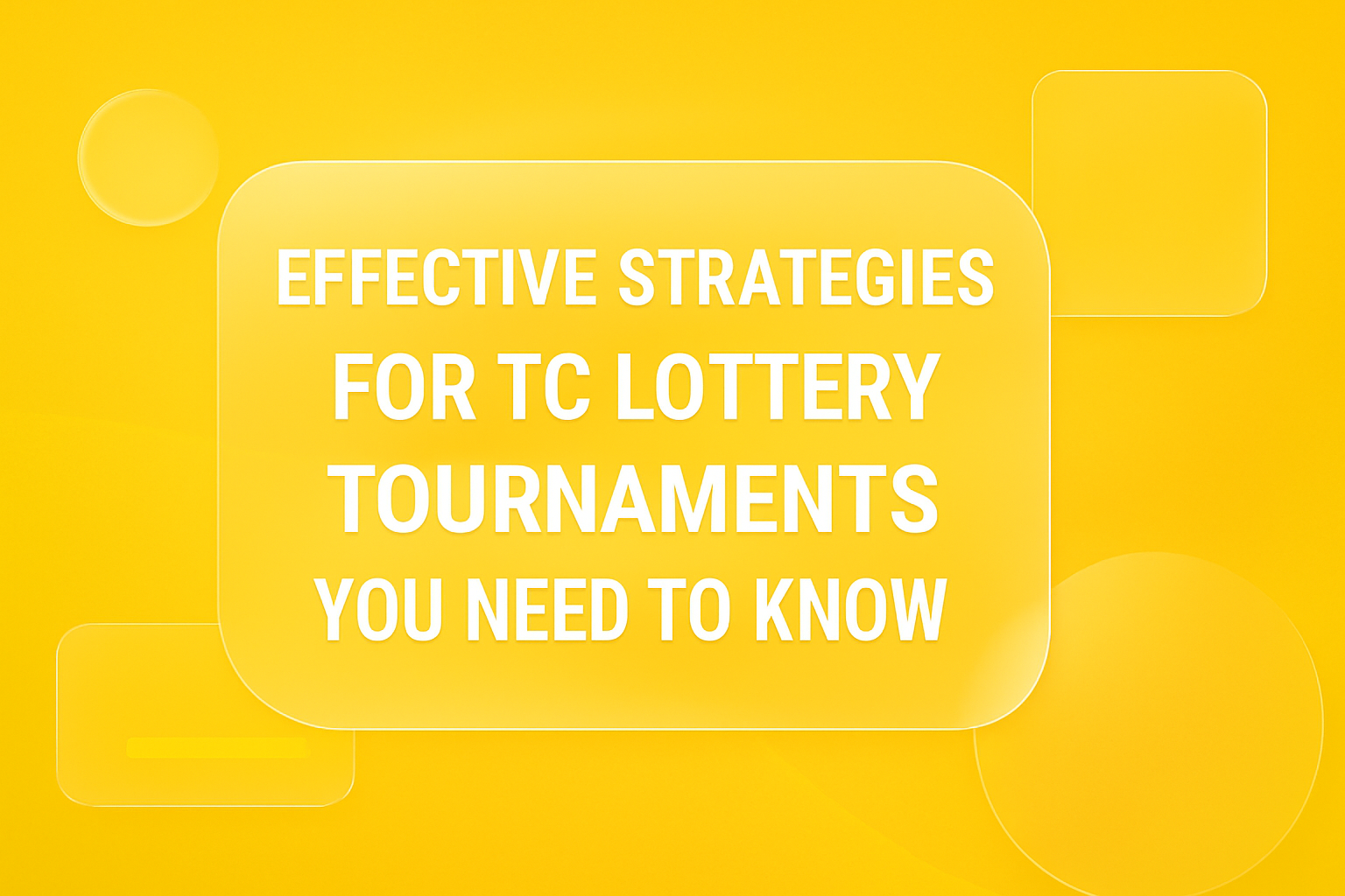 Informational scene about the Tc Lottery Update Process Guide.